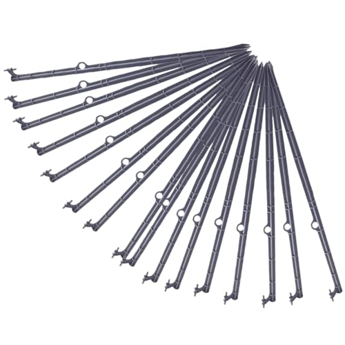 Gogogmee 20 Stück Teiliges Bewässerungsrohrhalter Erdspieß für Tropfbewässerung Garten Multifunktionaler Feinsprühdüsen Halter Langlebig Einfach zu Fixieren Geeignet für Gewächshaus und von Gogogmee