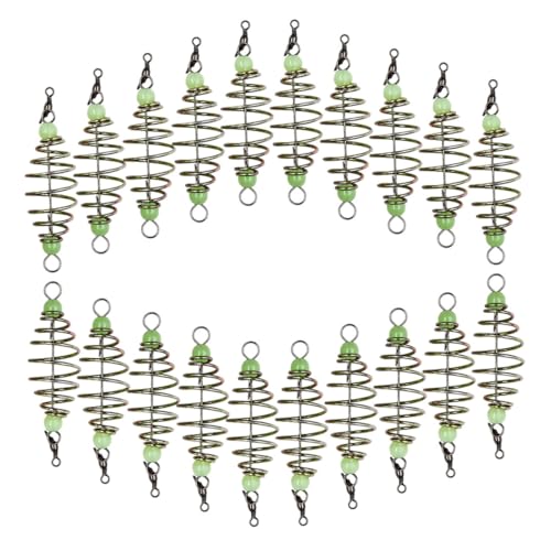 Gogogmee 20 Stück Teiliges Leuchtende Köderhalter aus Kohlenstoffstahl Stabile Mittelgroße Angelköderfallen mit Fluoreszierenden Perlen Portabler Futterkorb für Nachtangeln und Vielseitigen Gogogmee 20 Stück Teiliges Leuchtende Köderhalter aus Kohlenstoffstahl Stabile Mittelgroße Angelköderfallen mit Fluoreszierenden Perlen Portabler Futterkorb für Nachtangeln und Vielseitigen von Gogogmee