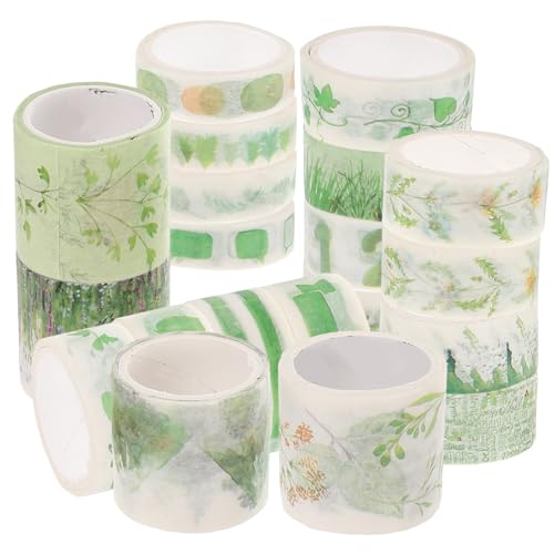 Gogogmee 20Rollen Washi Tape Set Dekoratives Klebeband mit Goldfolie für DIY Projekte Scrapbooking und Handbuchgestaltung Exquisites Design Verschiedenen Mustern von Gogogmee