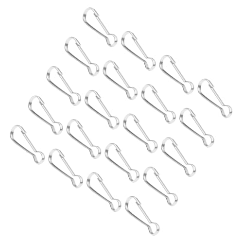 Gogogmee 20Stücke Karabinerhaken für Fahnenmast Clips für Flaggen Zeltleinen und mit Schnellem Befestigungsdesign Rostfrei und Robust für Innen Gogogmee 20Stücke Karabinerhaken für Fahnenmast Clips für Flaggen Zeltleinen und mit Schnellem Befestigungsdesign Rostfrei und Robust für Innen von Gogogmee