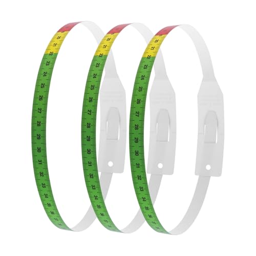 Gogogmee 3 Stück Teiliges Kindermessband Set Maßband für Arm und Kopfumfangmessung bei Junge Mädchen und Kindern Praktisch Waschbar Vielseitig für Zylindrische Objekte Kompakt Lagerbar von Gogogmee