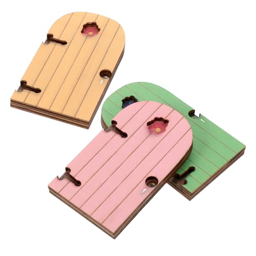 Gogogmee 3 Stück Teiliges Miniatur Fairy Door Garten Deko Langlebige Puppenhaus Tür Ornamente für Baumstumpf Innen und Außenbereich Originelles für Freunde Gogogmee 3 Stück Teiliges Miniatur Fairy Door Garten Deko Langlebige Puppenhaus Tür Ornamente für Baumstumpf Innen und Außenbereich Originelles für Freunde von Gogogmee