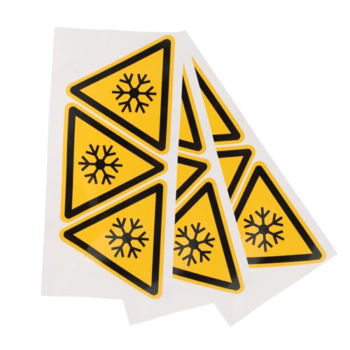 Gogogmee 3 Stück Teiliges Warnaufkleber Niedertemperatur Warnschild Langlebige Selbstklebende Sicherheitsmarkierung für Maschinenoberflächen Gleichseitiges Dreieck Einfach Anzubringen Gogogmee 3 Stück Teiliges Warnaufkleber Niedertemperatur Warnschild Langlebige Selbstklebende Sicherheitsmarkierung für Maschinenoberflächen Gleichseitiges Dreieck Einfach Anzubringen von Gogogmee