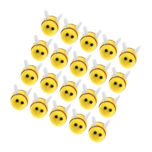 Gogogmee 35Stücke Wollfilz Bienen DIY Bastelmaterialien für Haaraccessoires Schöne Miniatur Deko für Erwachsene für Kreative Projekte und Kostümzubehör Gogogmee 35Stücke Wollfilz Bienen DIY Bastelmaterialien für Haaraccessoires Schöne Miniatur Deko für Erwachsene für Kreative Projekte und Kostümzubehör von Gogogmee