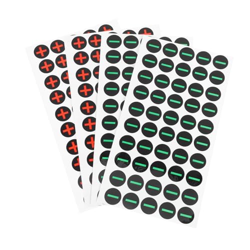 Gogogmee 4 Blätter Wasserdichte Polarity Warnaufkleber Plus Minus Symbol Selbstklebend Stark Haftend für Batterien Elektrische Geräte Maschinen Langlebig zur Sicheren Gogogmee 4 Blätter Wasserdichte Polarity Warnaufkleber Plus Minus Symbol Selbstklebend Stark Haftend für Batterien Elektrische Geräte Maschinen Langlebig zur Sicheren von Gogogmee