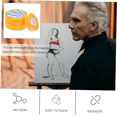 Gogogmee 4 Rollen Maskierband Farbiges Kreppband Abdeckband für DIY Basteln Kunst Handwerk Sicher für Vielseitig Papier Wand Möbel Gogogmee 4 Rollen Maskierband Farbiges Kreppband Abdeckband für DIY Basteln Kunst Handwerk Sicher für Vielseitig Papier Wand Möbel von Gogogmee