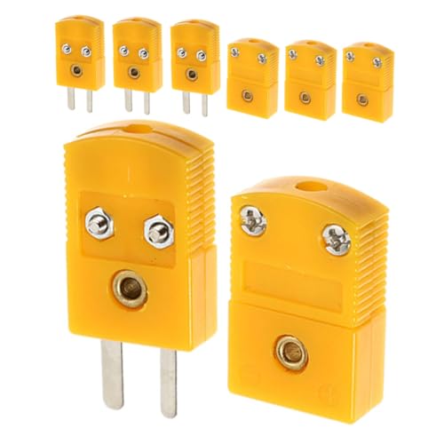 Gogogmee 4 Sätze K thermoelement Stecker Buchse Adapter Abs material Langlebig Stabile Signalübertragung Einfache Handhabung Flexible Verbindung für K thermoelement Temperatursensoren Gogogmee 4 Sätze K thermoelement Stecker Buchse Adapter Abs material Langlebig Stabile Signalübertragung Einfache Handhabung Flexible Verbindung für K thermoelement Temperatursensoren von Gogogmee