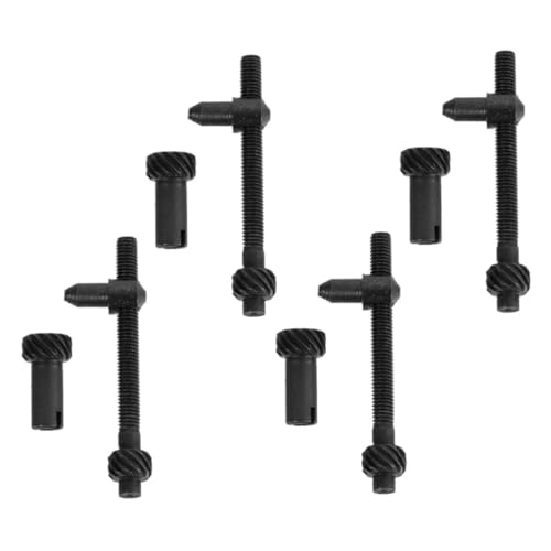 Gogogmee 4 Sätze Kettenspanner Schrauben für Kettensägen Präzisions einstellschrauben Vibrationsreduzierend Einfache Installation für Verbesserte Leistung und Stabilität von Gogogmee