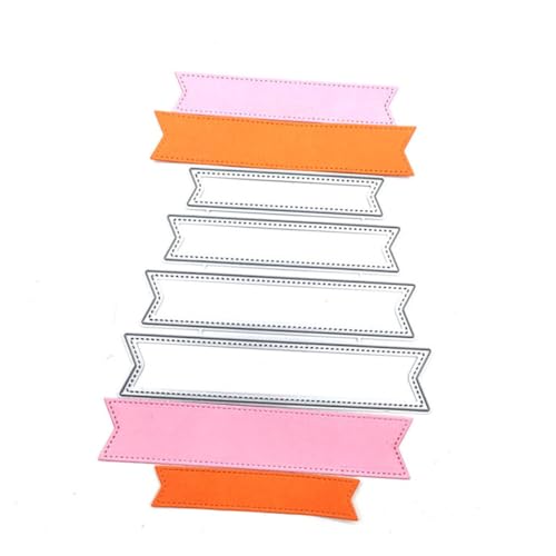 Gogogmee 4 Stück Carbonstahl Stanzschablonen Dünne Rahmen Prägeschablonen Langlebige Metall Schneidformen für DIY Scrapbooking Kartenherstellung und Bastelarbeiten von Gogogmee