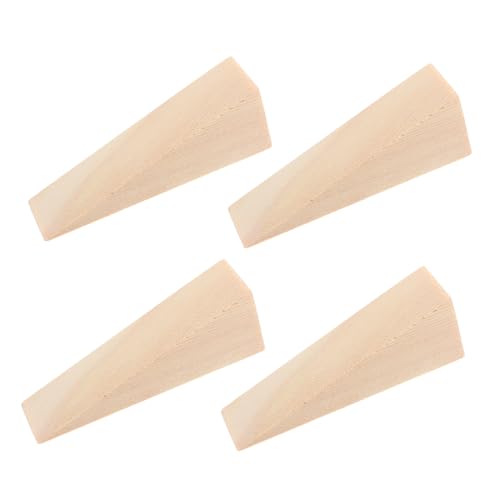 Gogogmee 4 Stück Holz Türstopper Rutschfester Wedge aus Holz für Schwere Türen Dekorative und Funktionale Türpuffer für Schlafzimmer Wohnzimmer und Gogogmee 4 Stück Holz Türstopper Rutschfester Wedge aus Holz für Schwere Türen Dekorative und Funktionale Türpuffer für Schlafzimmer Wohnzimmer und von Gogogmee