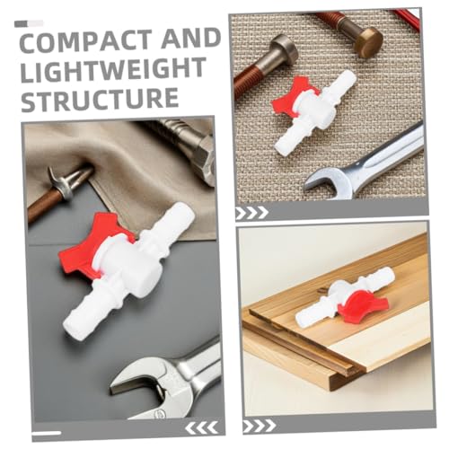 Gogogmee 4 Stück Kugelhahn Kunststoff Absperrventil mit Schlauchtülle Schnellanschluss für Gartenschlauch und Bewässerungssysteme Werkzeugfreie Installation Tragbar und Vielseitig von Gogogmee