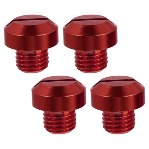 Gogogmee 4 Stück Motorrad Rückspiegel Schrauben Gewindebohrungen Abdeckkappen Rot Langlebig Korrosionsbeständig Einfache Montage für Modische Motorrad Spiegel Ersatzteile Gogogmee 4 Stück Motorrad Rückspiegel Schrauben Gewindebohrungen Abdeckkappen Rot Langlebig Korrosionsbeständig Einfache Montage für Modische Motorrad Spiegel Ersatzteile von Gogogmee