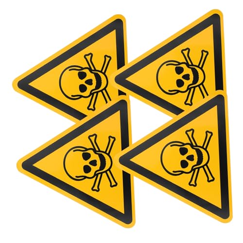 Gogogmee 4 Stück Teiliges Achtung Vergiftung PVC Haftetiketten Sicherheitskennzeichnung für Giftstoffe Industrie Sicherheitswarnung Klebend Gogogmee 4 Stück Teiliges Achtung Vergiftung PVC Haftetiketten Sicherheitskennzeichnung für Giftstoffe Industrie Sicherheitswarnung Klebend von Gogogmee