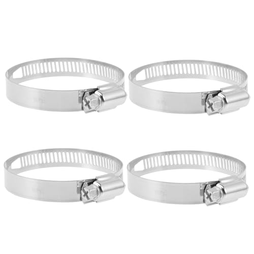 Gogogmee 4 Stück Teiliges Metall Schlauchschellen Set Verstellbare Robuste Feuerwehrschlauch Schellen Korrosionsbeständig für Pool Haushalts schläuche Langlebig und Schonend von Gogogmee