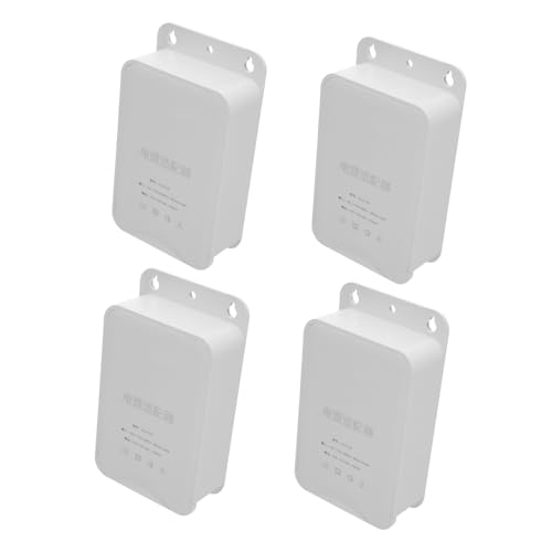 Gogogmee 4 Stück Teiliges Outdoor Wasserdichtes Kunststoff-verteilerdose Wetterfeste Elektrische Anschlussbox für Überwachungssysteme Stabile Spannungsregelung Platzsparend Vielseitig von Gogogmee