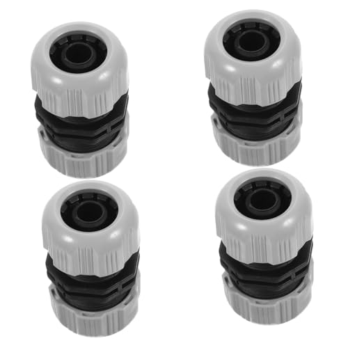 Gogogmee 4 Stück Teiliges Quick Connect Gartenschlauch adapter aus Langlebigem PP Schnelles Reparatur Schläuche Dicht Schließende Schlauchverbinder für Gartenbewässerung und Gogogmee 4 Stück Teiliges Quick Connect Gartenschlauch adapter aus Langlebigem PP Schnelles Reparatur Schläuche Dicht Schließende Schlauchverbinder für Gartenbewässerung und von Gogogmee