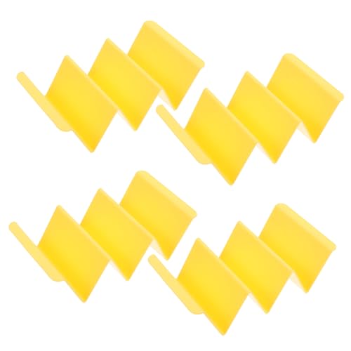 Gogogmee 4 Stück Teiliges Taco Halter Kunststoff Stabile Tortilla Halterung für Tacos und Burritos für Pflegeleicht und Langlebig Gogogmee 4 Stück Teiliges Taco Halter Kunststoff Stabile Tortilla Halterung für Tacos und Burritos für Pflegeleicht und Langlebig von Gogogmee