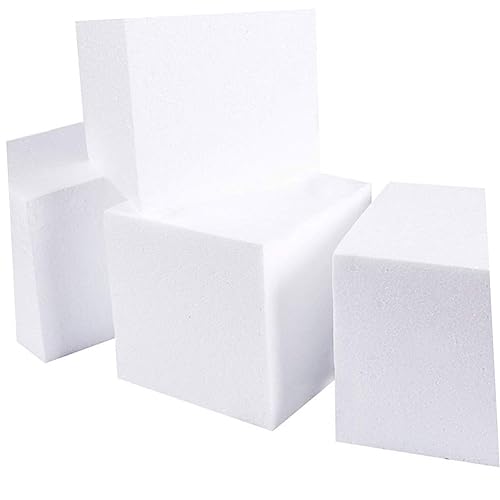 Gogogmee 4 Stück Weiße Schaumwürfel Set Quadratische Styroporblöcke Bastelarbeiten DIY Modellierung Cake Practice Mould Tools Backformen Cake Molds für Tortendekoration Gogogmee 4 Stück Weiße Schaumwürfel Set Quadratische Styroporblöcke Bastelarbeiten DIY Modellierung Cake Practice Mould Tools Backformen Cake Molds für Tortendekoration von Gogogmee