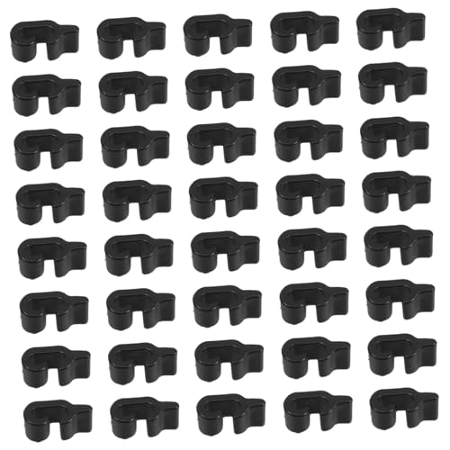 Gogogmee 40 Stück Türverschluss Clips für Haustierkäfige Robuste und Einstellbare Riegel für Schränke Kisten und Zäune Platzsparend und Einfach zu Montieren von Gogogmee