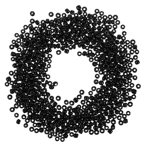 Gogogmee 4000 STÜCKE Teiliges Schwarze Glas Spacer Perlen Kleine Runde Lose Perlen für DIY Schmuckherstellung Armbänder Halsketten Bastelperlen für Erwachsene Vielseitige Handwerksperlen Gogogmee 4000 STÜCKE Teiliges Schwarze Glas Spacer Perlen Kleine Runde Lose Perlen für DIY Schmuckherstellung Armbänder Halsketten Bastelperlen für Erwachsene Vielseitige Handwerksperlen von Gogogmee