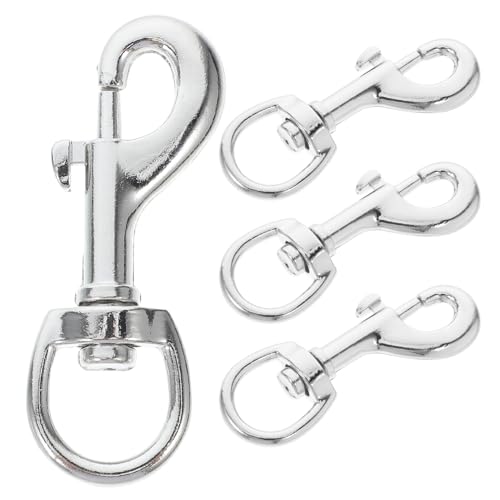 Gogogmee 4Stücke Drehbare Karabinerhaken mit Drehgelenk Robuste Ringschrauben Clips für Fahnenmast Doppelte Öffnung für Vielseitige Anwendungen und Stabile Befestigung Gogogmee 4Stücke Drehbare Karabinerhaken mit Drehgelenk Robuste Ringschrauben Clips für Fahnenmast Doppelte Öffnung für Vielseitige Anwendungen und Stabile Befestigung von Gogogmee