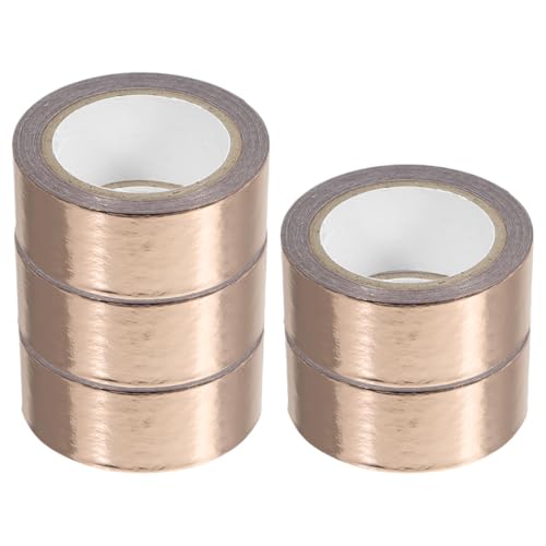 Gogogmee 5 Rollen Metallic Washi Tape Dekoratives Klebeband für Diy Projekte Scrapbooking und Journaling Einfarbig und Goldfolie Leicht Ablösbar für Kreative Bastelideen Gogogmee 5 Rollen Metallic Washi Tape Dekoratives Klebeband für Diy Projekte Scrapbooking und Journaling Einfarbig und Goldfolie Leicht Ablösbar für Kreative Bastelideen von Gogogmee