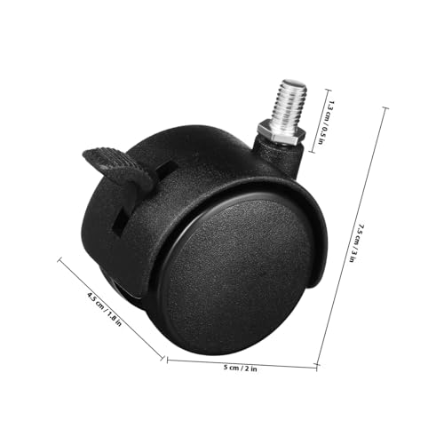 Gogogmee 5 Stück Möbelrollen mit Gewindebolzen PP Lenkrollen mit Bremse Drehbar Geräuscharm Stabil und Einfach Montierbar für Stuhl Sofa Kommode Bürostuhl Möbel Gogogmee 5 Stück Möbelrollen mit Gewindebolzen PP Lenkrollen mit Bremse Drehbar Geräuscharm Stabil und Einfach Montierbar für Stuhl Sofa Kommode Bürostuhl Möbel von Gogogmee
