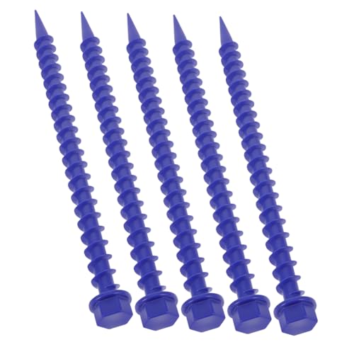 Gogogmee 5 Stück Zeltheringe Kunststoff mit Schraubgewinde Robuste Zeltnägel für Camping Wetterfest Wiederverwendbar Geeignet für Zelte Markisen Planen Einfache Befestigung und Hoher Halt Gogogmee 5 Stück Zeltheringe Kunststoff mit Schraubgewinde Robuste Zeltnägel für Camping Wetterfest Wiederverwendbar Geeignet für Zelte Markisen Planen Einfache Befestigung und Hoher Halt von Gogogmee