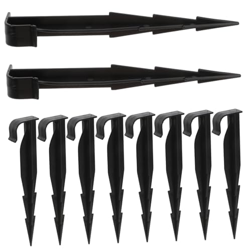 Gogogmee 50 Stück Bewässerungsrohr Befestigungshaken aus PE Wiederverwendbare Erdanker mit Widerhaken Pflanzstab Tropfrohr Fixierung für Gartenbewässerung und Landwirtschaft Gogogmee 50 Stück Bewässerungsrohr Befestigungshaken aus PE Wiederverwendbare Erdanker mit Widerhaken Pflanzstab Tropfrohr Fixierung für Gartenbewässerung und Landwirtschaft von Gogogmee