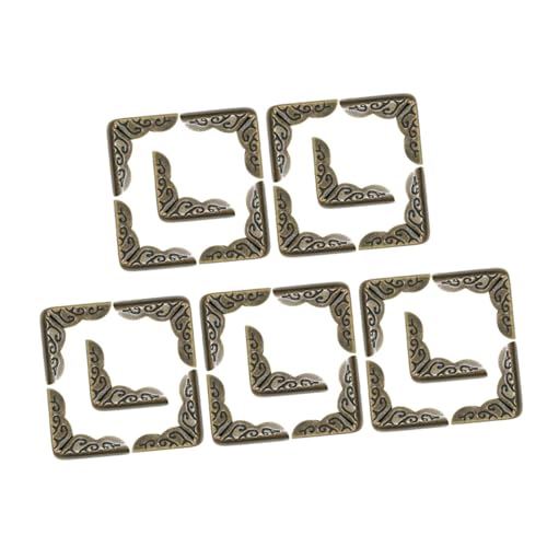 Gogogmee 50 Stück Metall Buchecken Vintage Eckenschutz für Fotoalben Notizbücher Scrapbooking DIY Basteln Vielseitig Schützende Buchkanten Reparatur Dekoration Gogogmee 50 Stück Metall Buchecken Vintage Eckenschutz für Fotoalben Notizbücher Scrapbooking DIY Basteln Vielseitig Schützende Buchkanten Reparatur Dekoration von Gogogmee