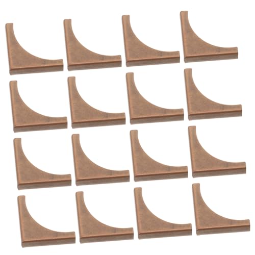 Gogogmee 50Stücke Antike Buch Eckenschutz Scrapbooking Protector für Notizbuch und Album Bronze Retro Design Langlebig und Dekorativ für Bücherzubehör von Gogogmee