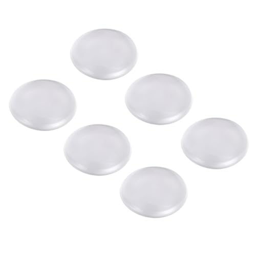Gogogmee 6 Stück Transparente Silikon Türstopper mit Elastischem Geräuschdämpfendem Wall Protector Selbstklebend Weich und Wiederverwendbar für Türgriff Wand schutz Ø Einsetzbar von Gogogmee