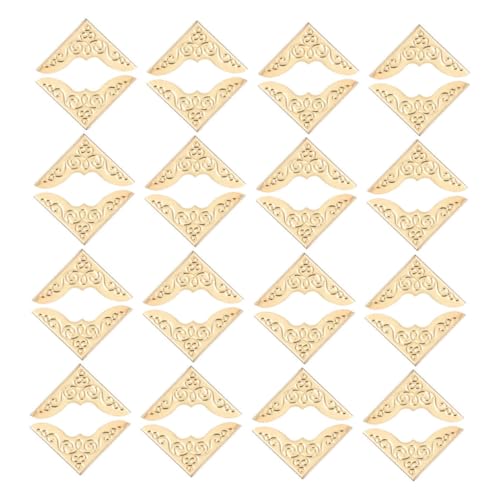Gogogmee 60stücke Metall-bucheckenschutz Eckenschutz Für Bücher Eckenschutz Für Album Für Ordner Scrapbooking-Ecken Goldfarben Robuste Metall-kantenabdeckung Für Bücher Und Alben von Gogogmee