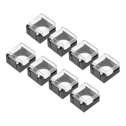 Gogogmee 8 Stück Teiliges Power Button Covers für Waschmaschine und Geschirrspüler Kunststoff Schalter Schutz Staubdichte Fehlbedienung Abdeckung Langlebiger Tastenwächter für von Gogogmee