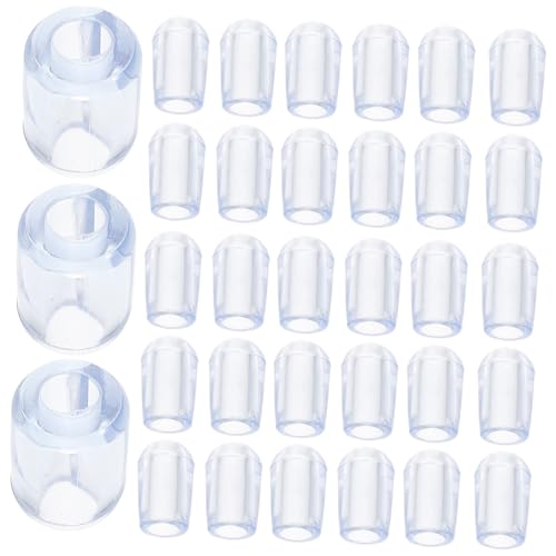 Gogogmee 80 Stück Teiliges Transparente Kunststoff Füße für Küchenspüle Schützende Spülbeckengitter Ersatzteile Installieren Robust und Flexibel für Saubere Küchenablage von Gogogmee