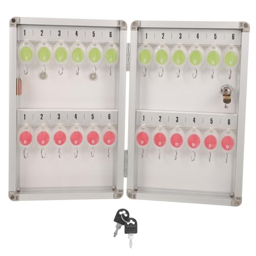 Gogogmee Aluminium Schlüsselbox Wandmontage Fächer Verschließbar Sicherer Schlüsselhalter für Zuhause und Verwaltung Robust Langlebig für Hotels und Immobilienmanager Gogogmee Aluminium Schlüsselbox Wandmontage Fächer Verschließbar Sicherer Schlüsselhalter für Zuhause und Verwaltung Robust Langlebig für Hotels und Immobilienmanager von Gogogmee