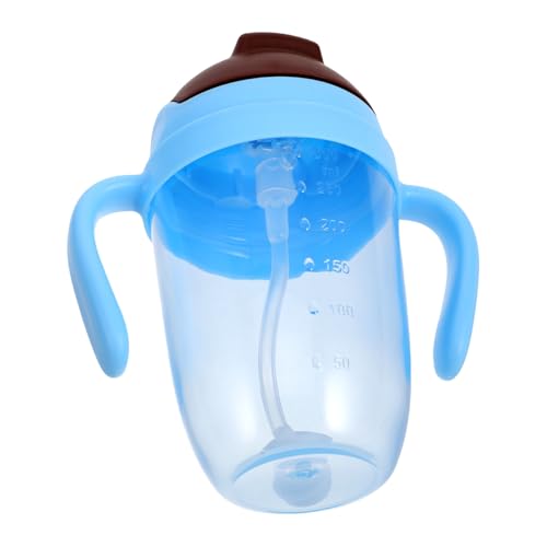 Gogogmee Anti auslauf Trinkbecher für Senioren mit Strohhalm und Griffen Auslaufsicherer Trinkbecher für Bettlägerige Pflegebedürftige Leicht und Seniorengerecht für Flüssignahrung und von Gogogmee