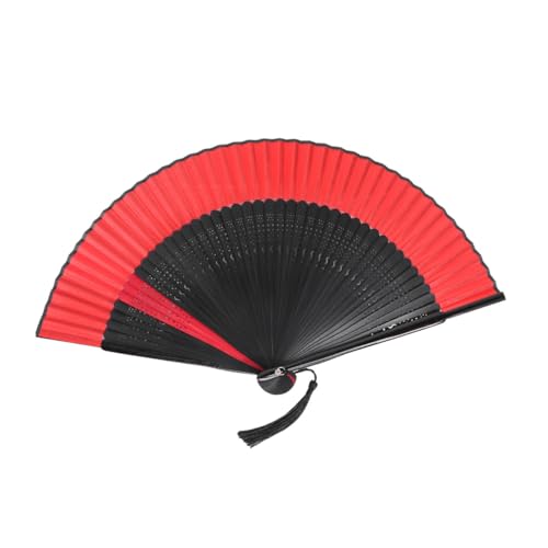 Gogogmee Antike Tanzfächer Handventilator S-förmiger Hohler Fächergriff Klassischer Faltfächer als und Dekoration für Freunde Familie Feier von Gogogmee