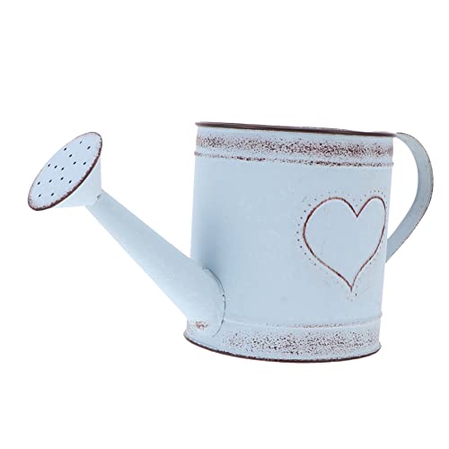 Gogogmee Wohnkultur Vase Vintage Gießkanne Modell Runde Linie Herz Form Eisen Blumentopf von Gogogmee