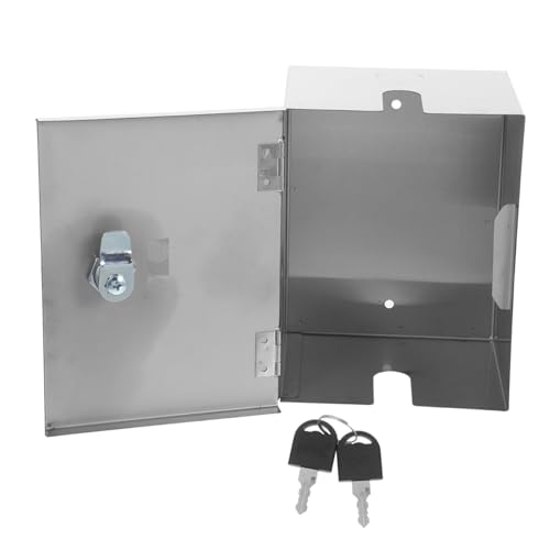 Gogogmee Außensteckdosen Wasserdichte Außensteckdosenkästen Wetterfeste Außensteckdosenkästen Edelstahl Silber von Gogogmee