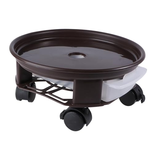Gogogmee Beweglicher Blumentopfständer aus Kunststoff mit Universalrollen und Bremsen Robuster Runder Pflanzentopf Untersetzer Belastbar und Bodenschonend für Balkon und Innenbereich Gogogmee Beweglicher Blumentopfständer aus Kunststoff mit Universalrollen und Bremsen Robuster Runder Pflanzentopf Untersetzer Belastbar und Bodenschonend für Balkon und Innenbereich von Gogogmee