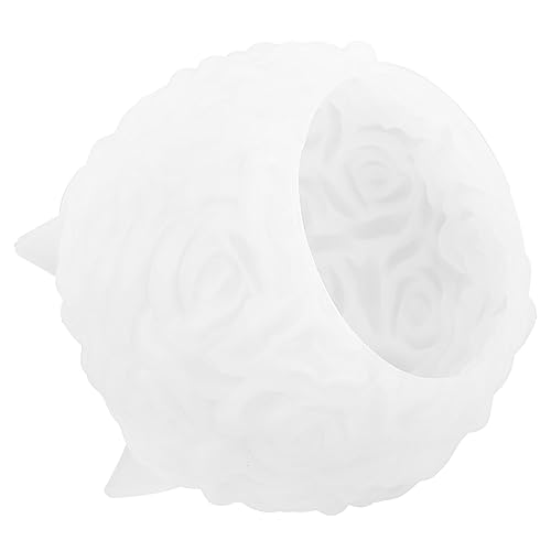 Gogogmee DIY Silikonform für Duftkerzen Flexibles Gießformset für Handgemachte Kerzen Seifen Rosenblütenmold Wiederverwendbar Leicht zu Entformen für Kreative Bastelprojekte von Gogogmee