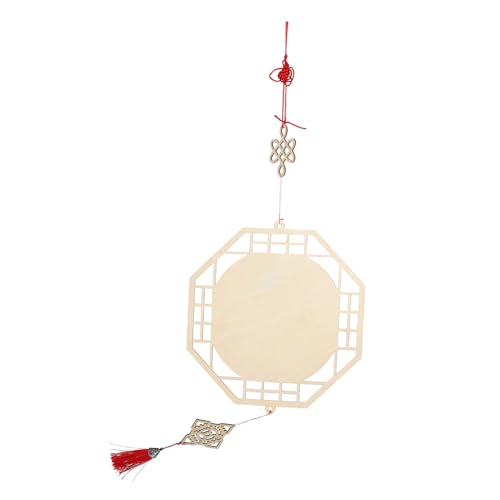 Gogogmee Delikater Chinesischer Holzanhänger Achtkantig Wanddekoration DIY Bastelset Für Kindergarten Klassenzimmer Flur Kreative Wandkunst Leicht zu Installieren Gogogmee Delikater Chinesischer Holzanhänger Achtkantig Wanddekoration DIY Bastelset Für Kindergarten Klassenzimmer Flur Kreative Wandkunst Leicht zu Installieren von Gogogmee