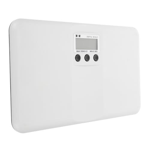 Gogogmee Digitale Babywaage mit LCD Display Multifunktionale Elektronische für Haustiere und Erwachsene Präzise Gewichtsanzeige Flaches Design Batterien zur Einfachen Aufbewahrung von Gogogmee