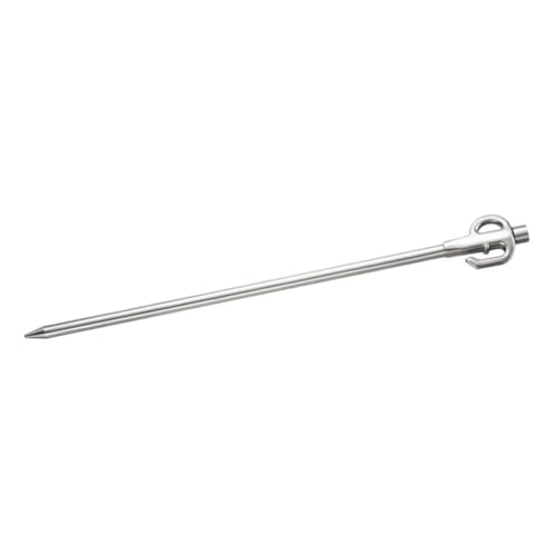 Gogogmee Edelstahl Outdoor Zelt Pflock Schwerer Bodenanker Wetterfest für Hundeleine Sicherer Pflock zum Camping und Tierfixierung von Gogogmee