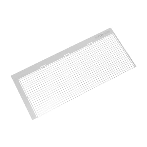 Gogogmee Edelstahl Rasterlineal mit Präzisen Gittern für DIY Bastelarbeiten Exakte Positionierung von Strasssteinen Leichtes Tragbares Zeichenwerkzeug für Diamantmalerei und Stickerei von Gogogmee