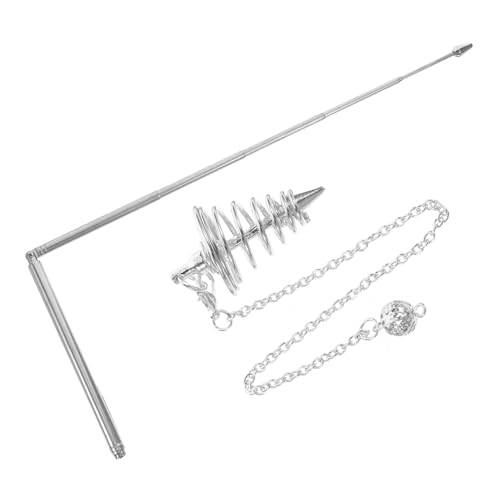 Gogogmee Edelstahl Wünschelruten Leichte Dowsing Stäbe mit Langem Griff Tragbar und Langlebig für Spirituelle Suche und Schatzsuche Praktisches Detektionswerkzeug mit Zufällige Farbe von Gogogmee