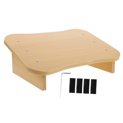 Gogogmee Ergonomischer Holz Fußhocker mit Weicher Polsterung Schräge Fußstütze für Büro und Schönheitsstudio Rutschfester Sitzhocker zur Haltungskorrektur Vielseitig für Schreibtisch und Gogogmee Ergonomischer Holz Fußhocker mit Weicher Polsterung Schräge Fußstütze für Büro und Schönheitsstudio Rutschfester Sitzhocker zur Haltungskorrektur Vielseitig für Schreibtisch und von Gogogmee