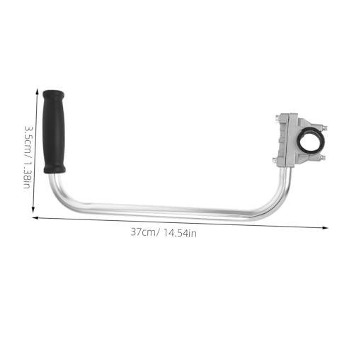 Gogogmee Ergonomischer Rasenmäher Zusatzgriff Verstellbar für Fadentrimmer mit Halterung Klemme Stabiler Gras Fadenschneider Griff für Komfortable Gartenpflege und Kantenschneiden von Gogogmee