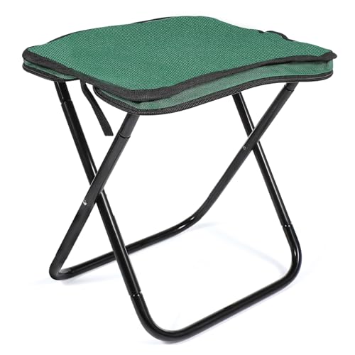 Gogogmee Faltbarer Campinghocker Leichter Klappstuhl für Outdoor Angeln Wandern Vielseitig Einsetzbar Ergonomisch Tragbar für Sportevents von Gogogmee